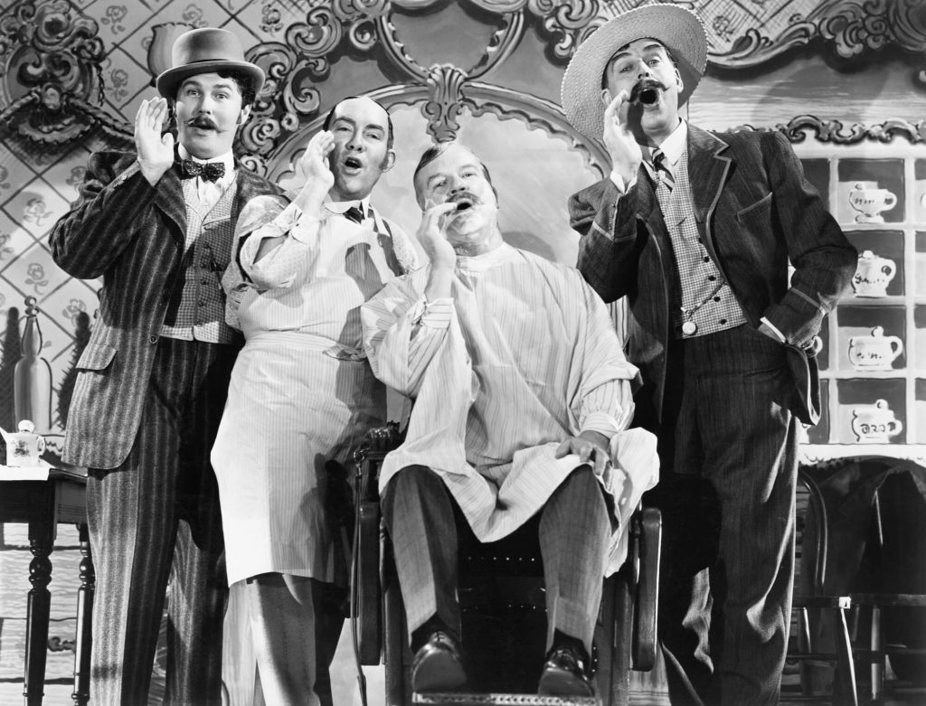 halloween costumes with suits barbershop quartet